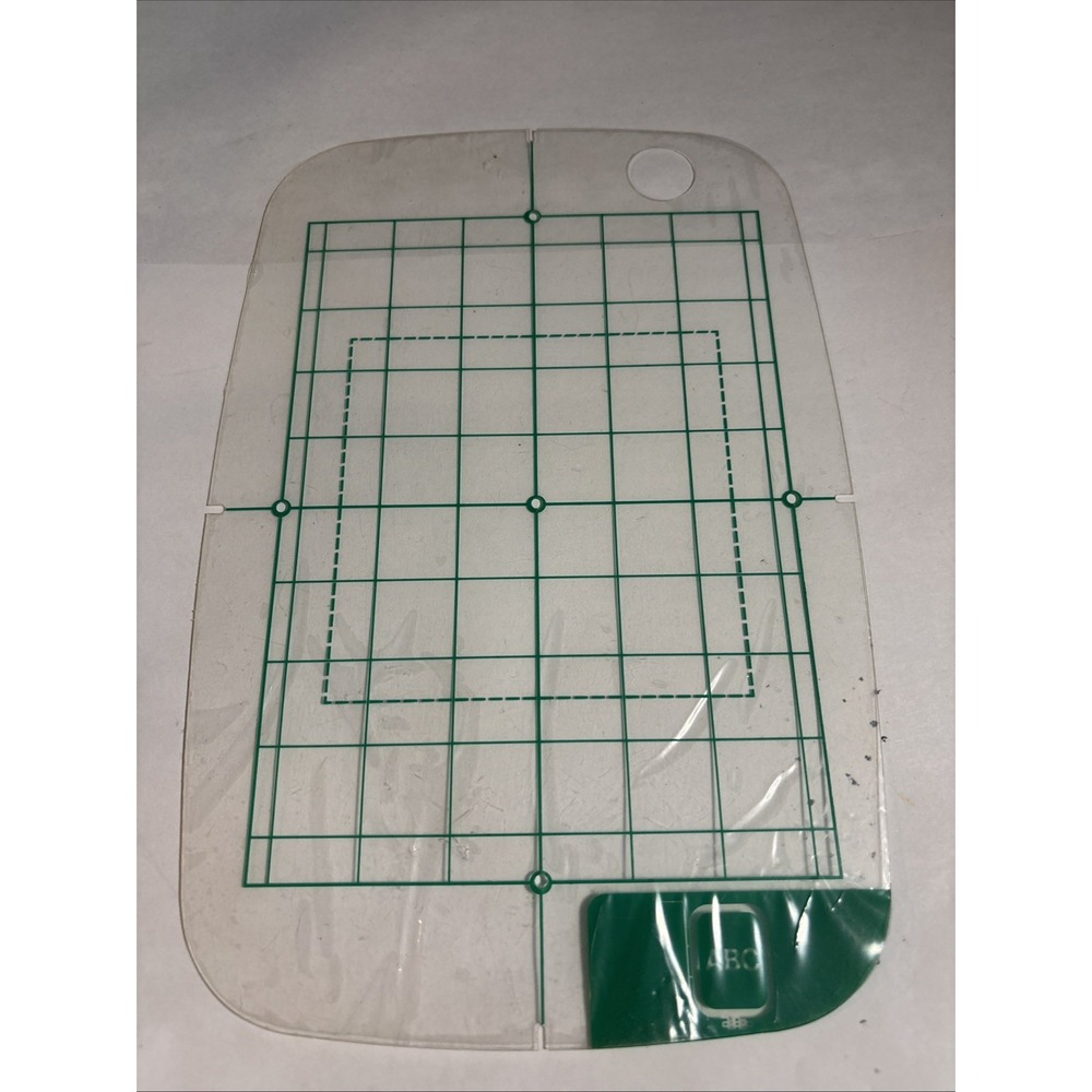 Brother 5x7 Embroidery Hoop Grid Template Placement Guide New Sealed
